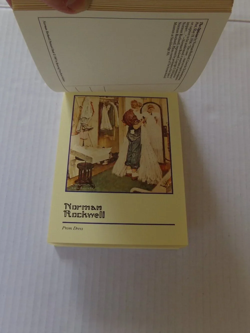 Norman Rockwell Postcard Book 30 Classic Full Color Scenes Nostalgic